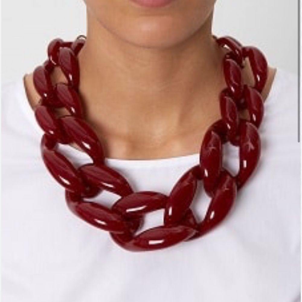 Diana Broussard Necklace Red - Picture 5 of 5